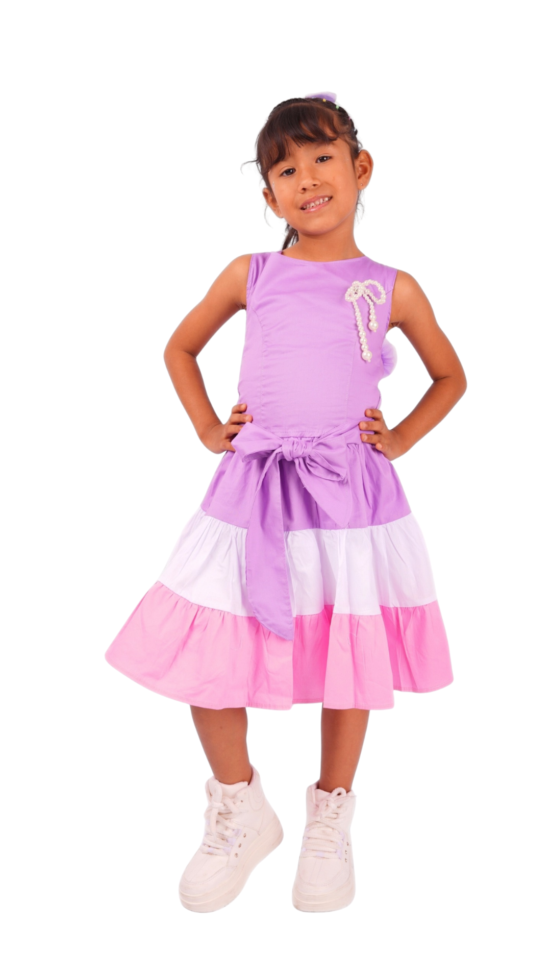 VESTIDO TRES TONOS REF : V031 - Image 4