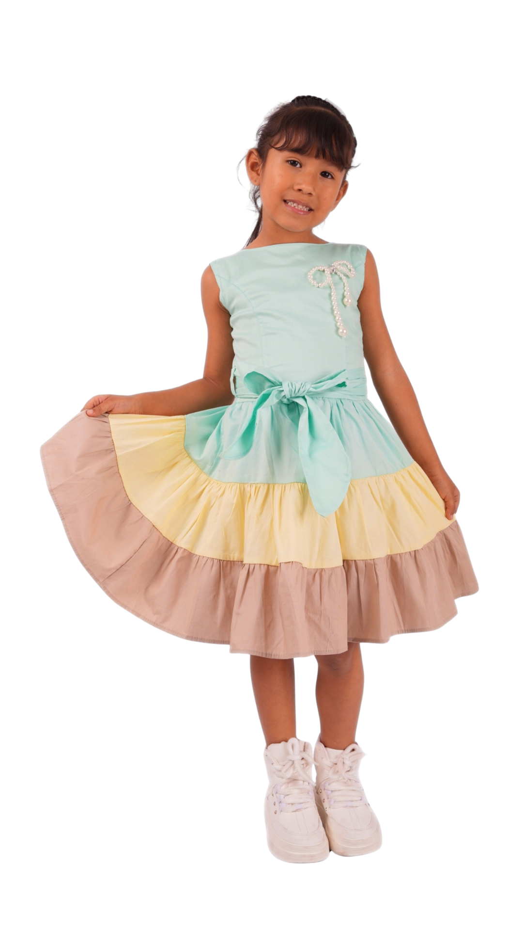 VESTIDO TRES TONOS REF : V031 - Image 5